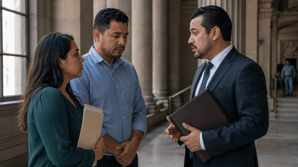 AOS denial and ICE detention documents reviewed for a habeas corpus case