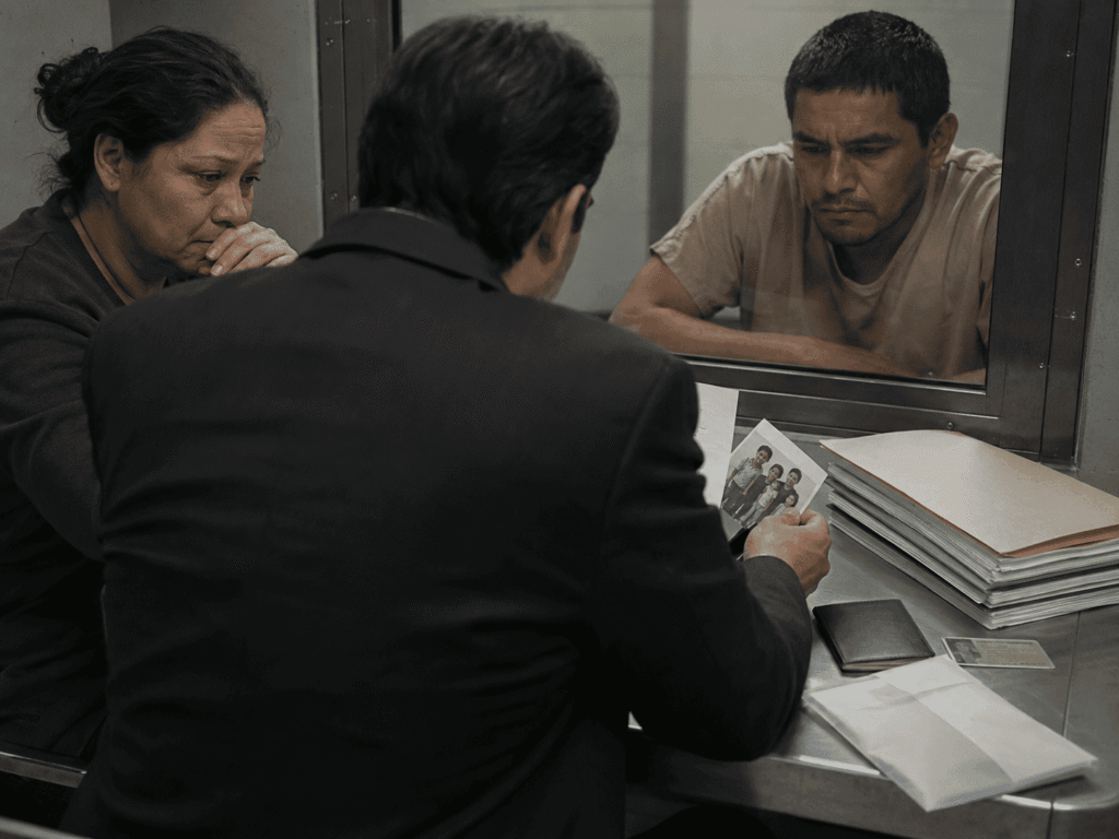 Kesinleşmiş karar sonrası custody review belgelerini inceleyen aile